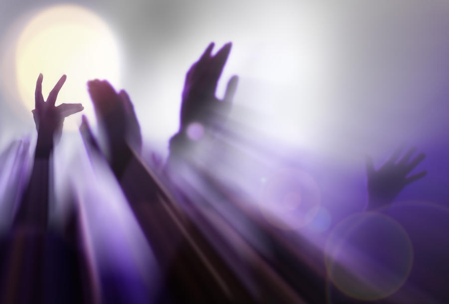 Abstract blurred hands in light Photograph by Deepblue4you