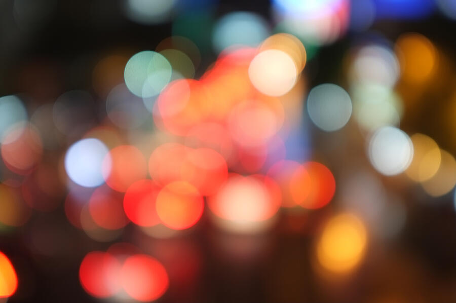 Abstract Bokeh Light Background Photograph by Songglod
