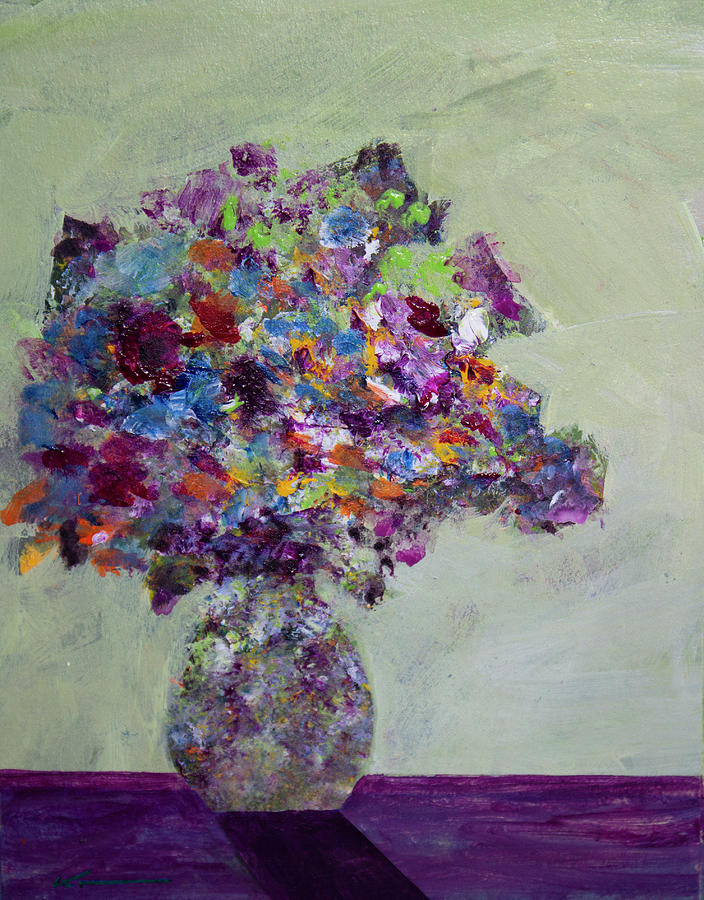 Abstract Bouquet Painting