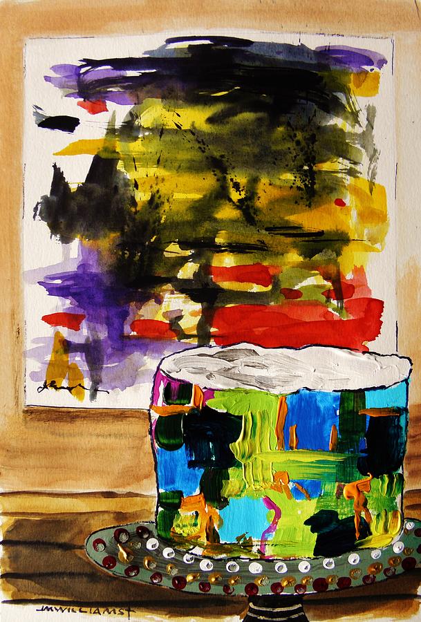 Abstract Cake Painting by John Williams