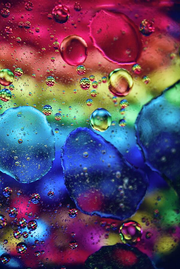 Abstract Candy Rainbow Photograph