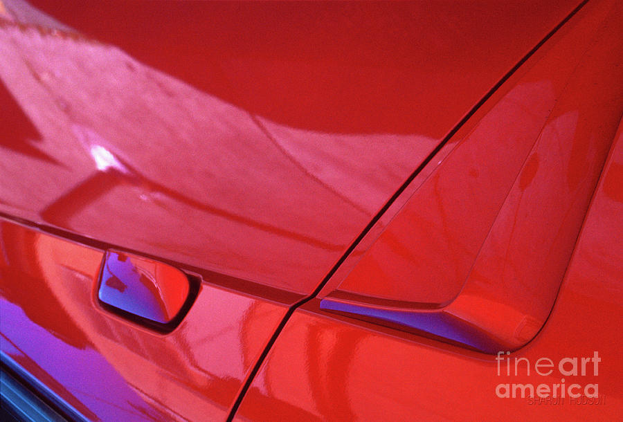 abstract car photography - Carscape Photograph by Sharon Hudson
