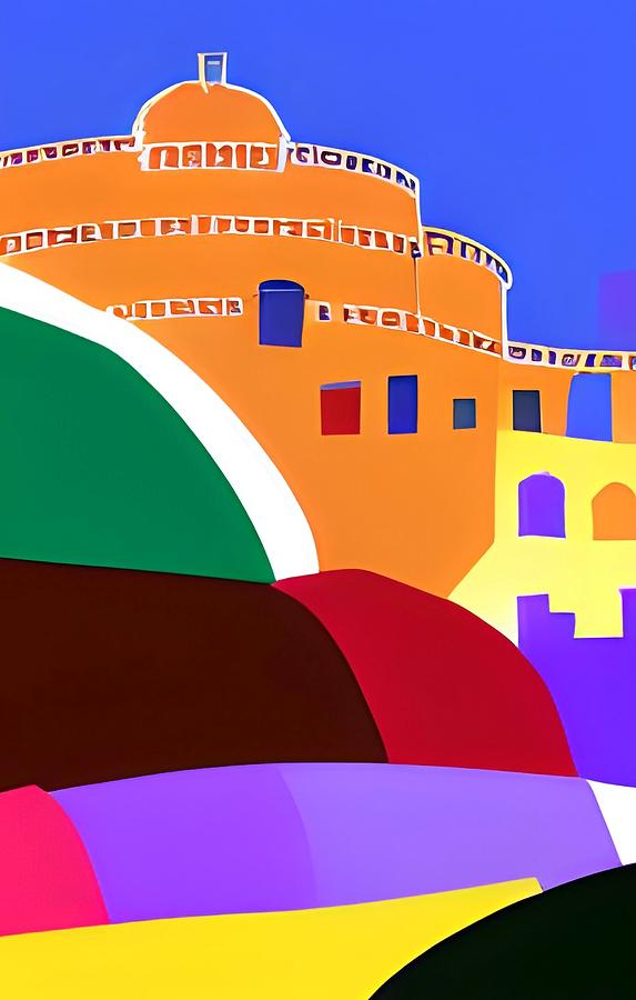 Abstract Castel Sant Angelo 01 Digital Art by Gerald Pfister - Fine Art ...