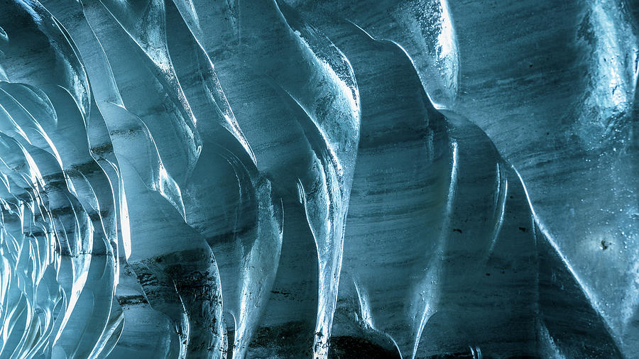 Abstract Castner Ice Cave Photograph by William Kennedy