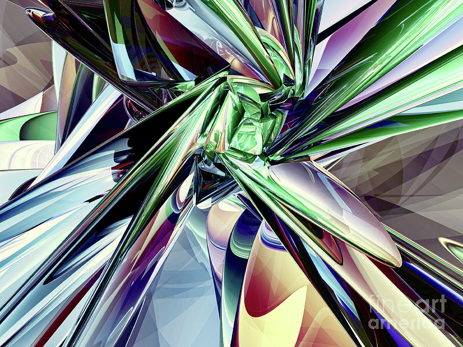Abstract Chaos Digital Art by Phil Perkins