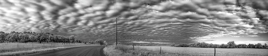 Abstract Clouds - Panoramic Photograph by Brian Duram