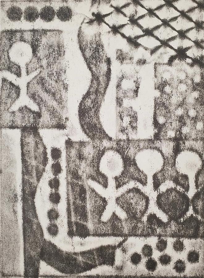 Abstract Collograph #2 Mixed Media by Brittany Bell Abstract Collograph #2 Mixed Media by Brittany Bell