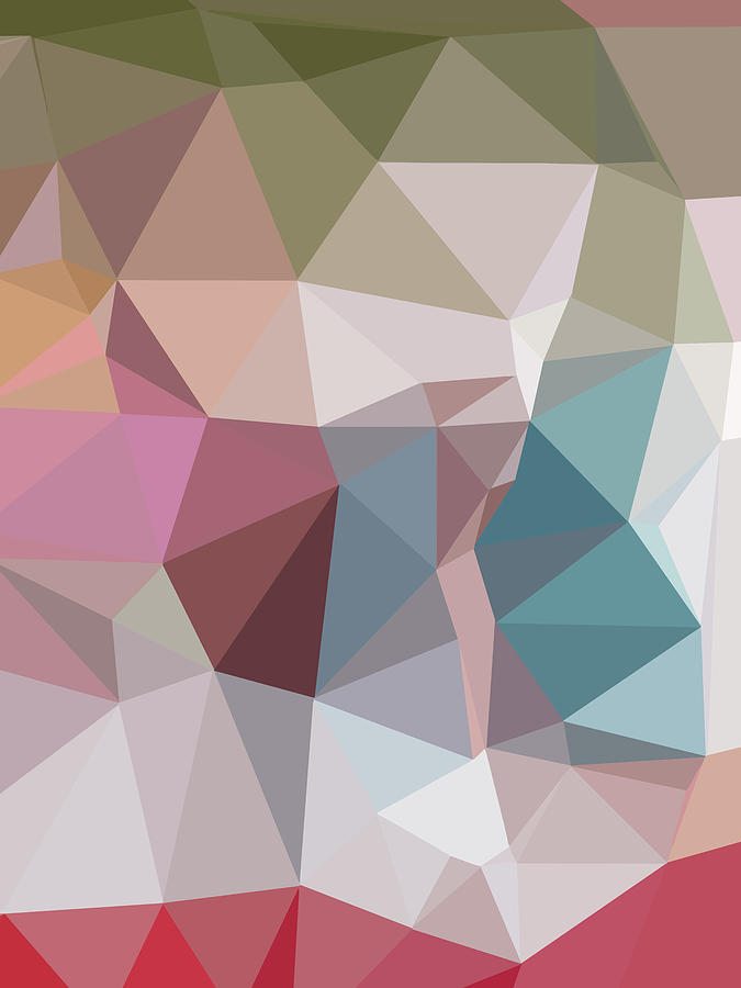 Abstract Colorful Polygon 15 Digital Art