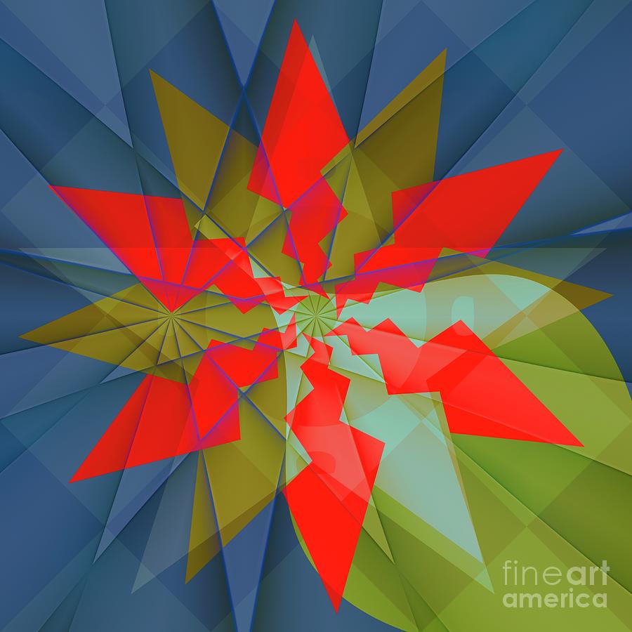 Abstract Colour Geometry 43 Digital Art by Philip Preston