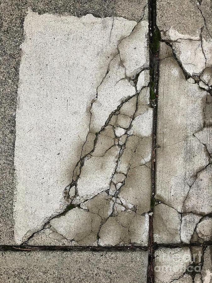 Abstract Concrete Thoughts Photograph by Karen Adams