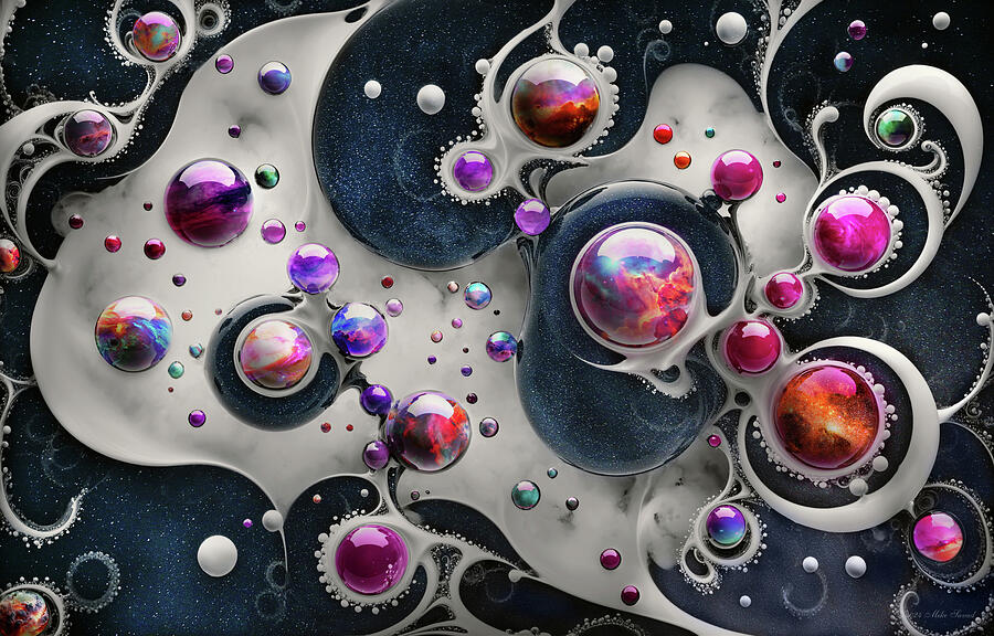 Abstract - Cosmic Curiosities Photograph by Mike Savad