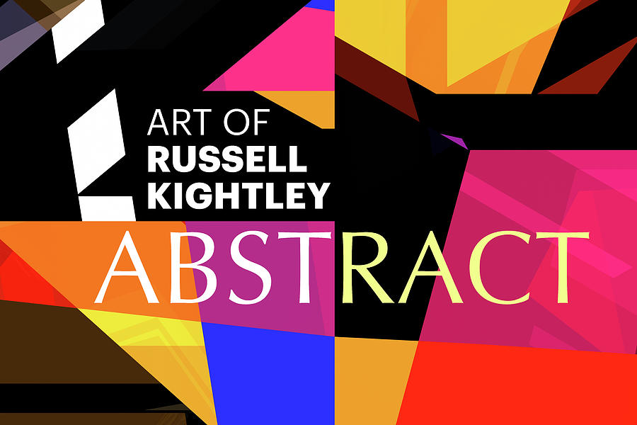 ABSTRACT Cover Landscape Digital Art by Russell Kightley