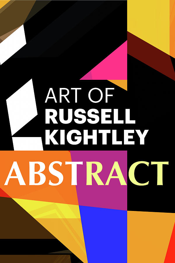 ABSTRACT Cover Portrait Digital Art by Russell Kightley