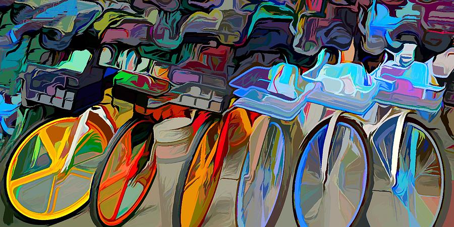 Abstract Cycling Digital Art by Tim Kieper - Fine Art America