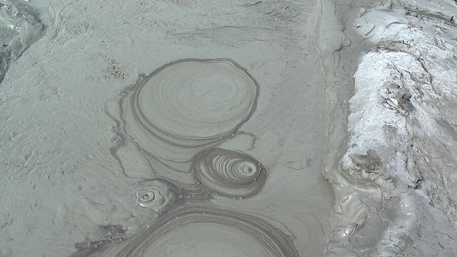 Abstract Photograph - Mud Volcanoes by Atlas Tracer
