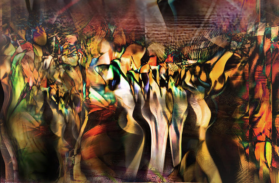 abstract dancing figures