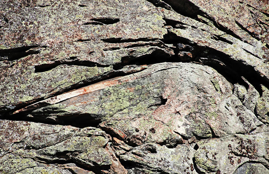 Abstract Design In Rock Photograph by Debbie Oppermann