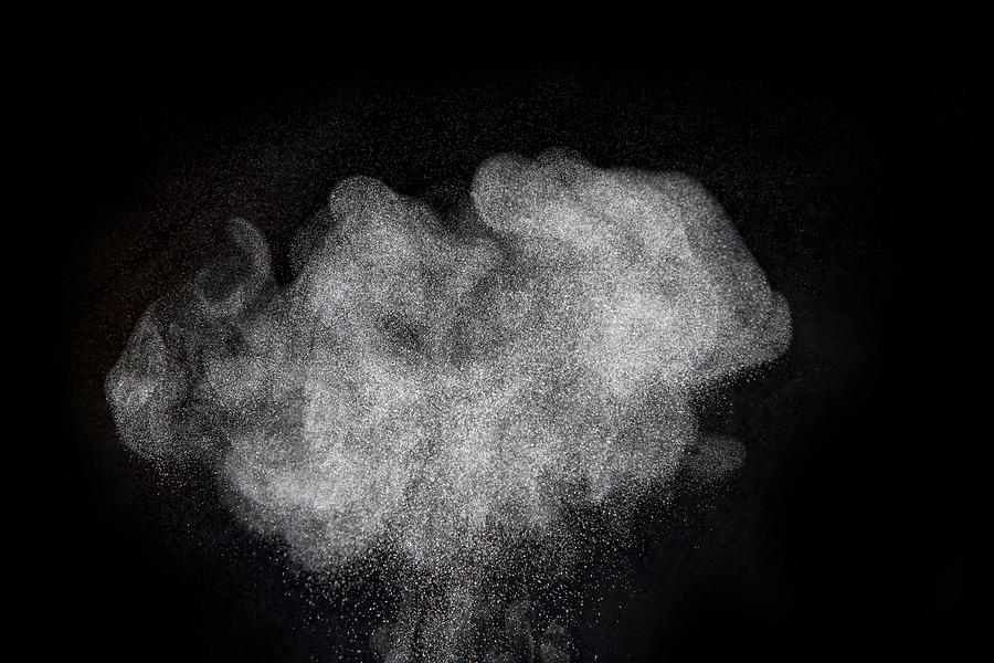 Abstract design of powder cloud Photograph by Chattranusorn09
