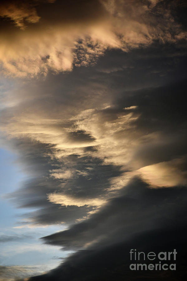Abstract Detail Of Clouds In The Sky Photograph
