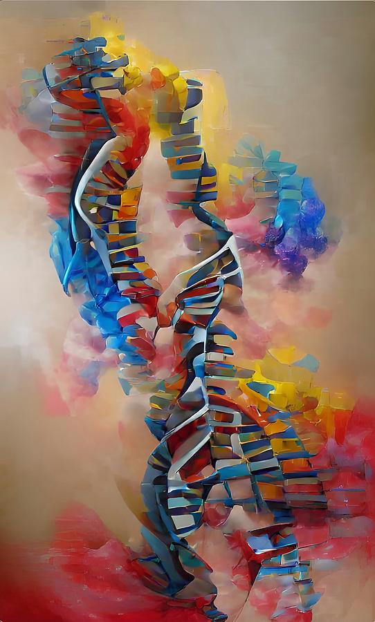 Abstract DNA 10 Digital Art by Gerald Pfister - Fine Art America