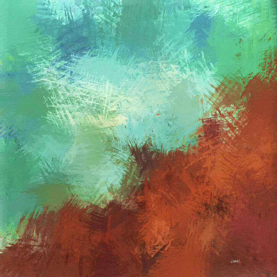 Abstract - DWP1026694 Painting by Dean Wittle