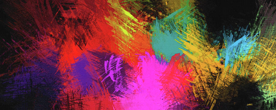 Abstract - DWP1058495 Painting by Dean Wittle