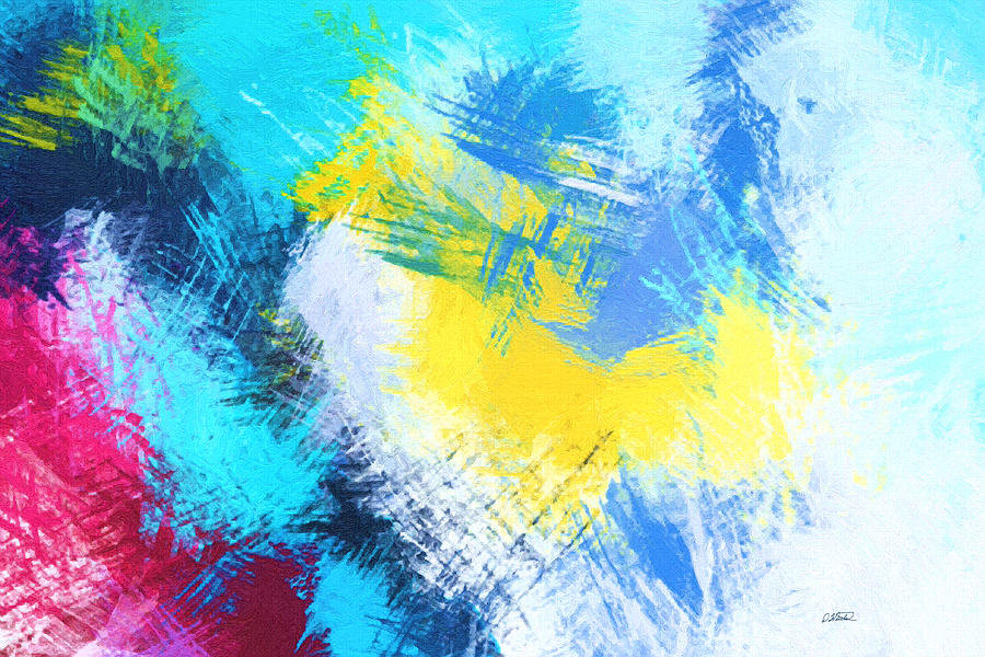 Abstract - DWP1079268 Painting by Dean Wittle