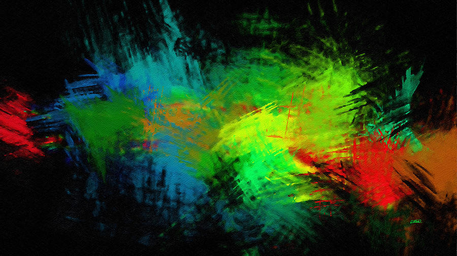 Abstract - DWP1275319 Painting by Dean Wittle