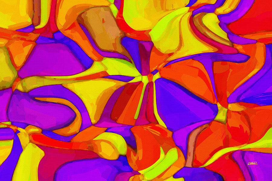 Abstract - DWP1433272 Painting by Dean Wittle