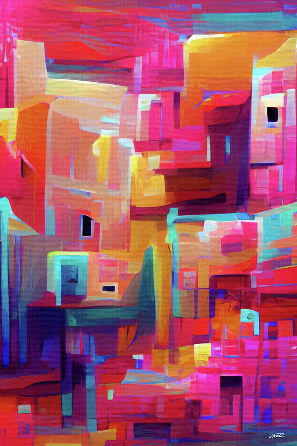 Abstract - DWP1980275 Painting by Dean Wittle