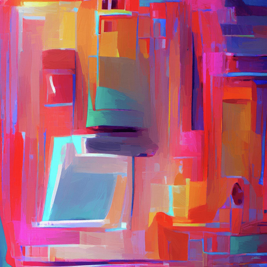 Abstract - DWP1980282 Painting by Dean Wittle
