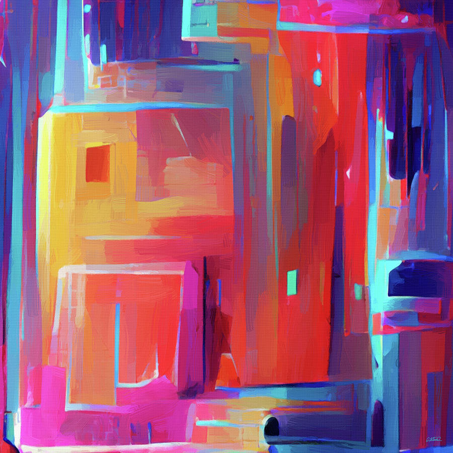Abstract - DWP1980284 Painting by Dean Wittle