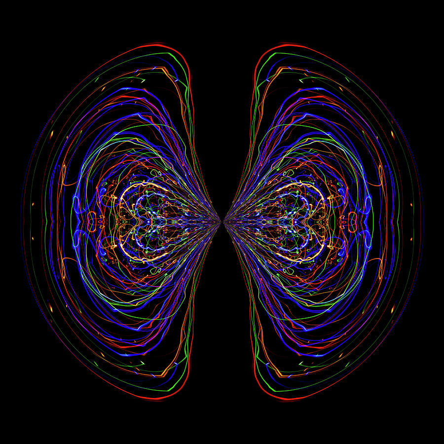 Abstract Electric Butterfly Digital Art by Charlotte Couchman - Fine ...