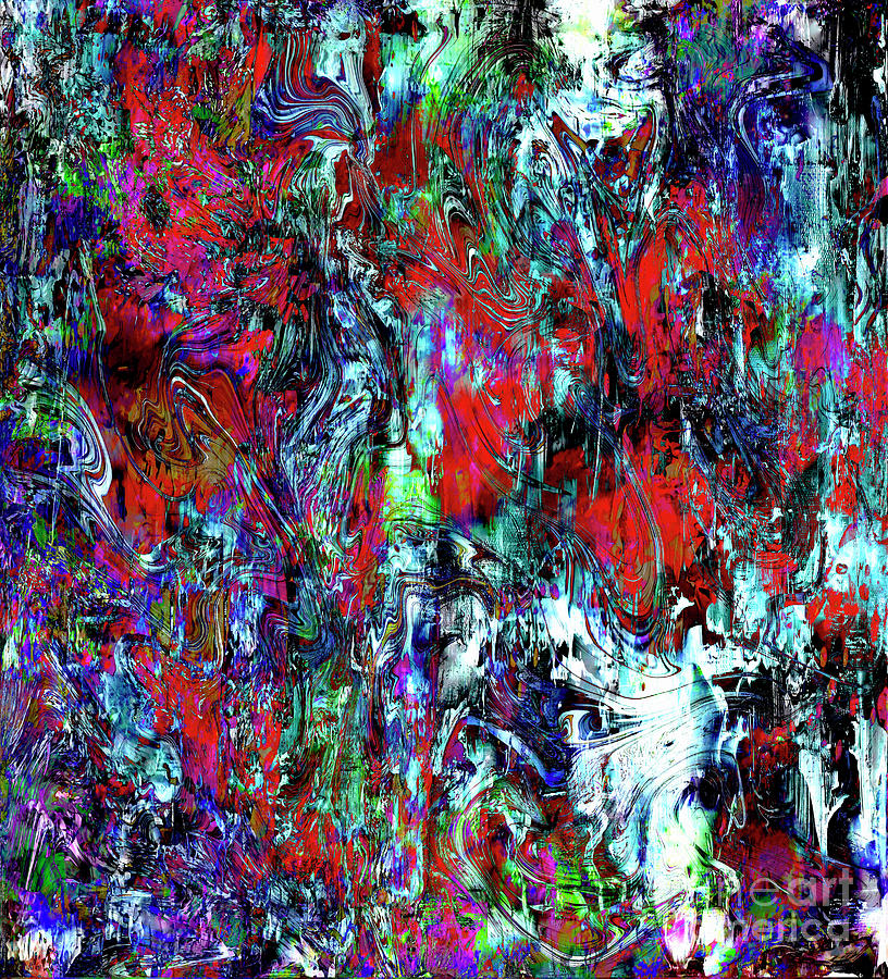 Abstract Elegance  II/5  Painting by Catalina Walker