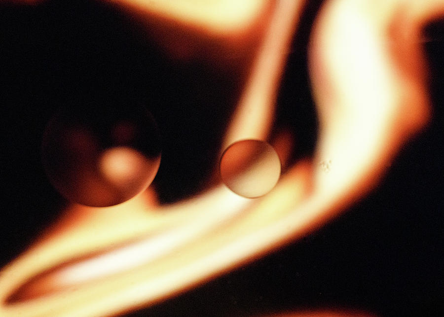 Abstract Fire Balls Photograph by Amelia Pearn