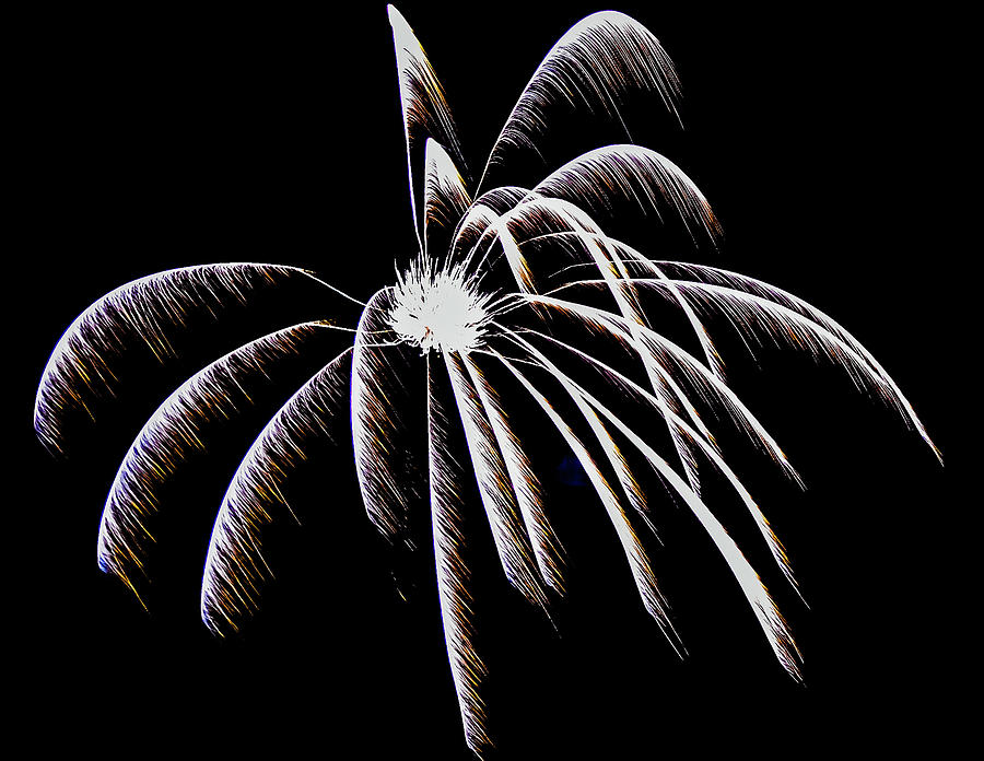 Abstract Fireworks Photograph by Christina McGoran
