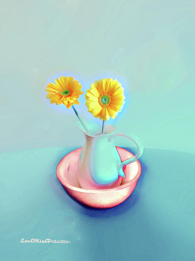 Art Gallery Online Digital Art - Abstract Floral Art 277 by Miss Pet Sitter