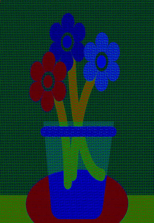 Abstract Floral Art 744 Digital Art by Miss Pet Sitter