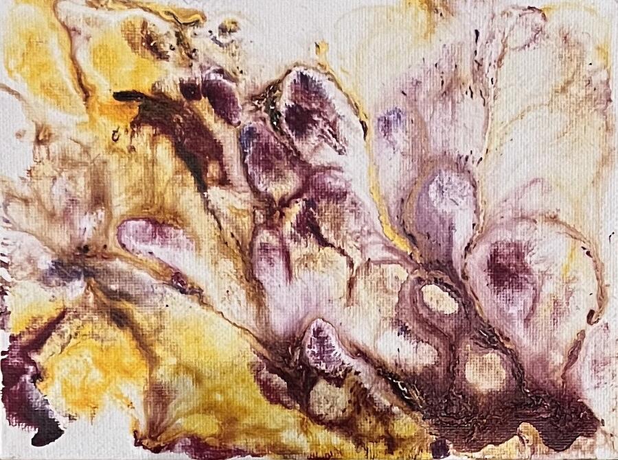 Abstract Painting - Abstract Floral by Gwendolyn Woods