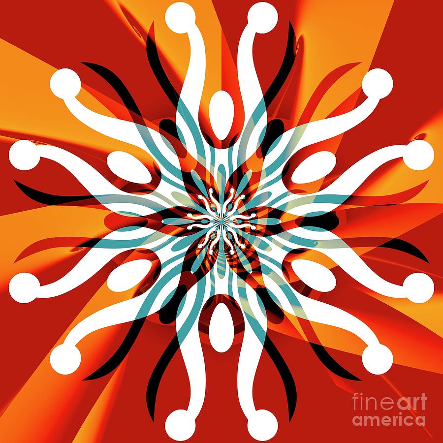 Abstract Flower Petals Artwork - 1 Digital Art by Philip Preston