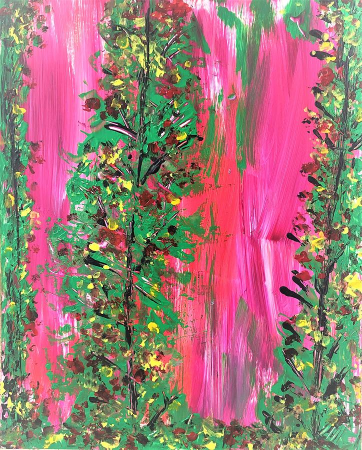 Abstract Forest Painting by Isabel Herrera - Fine Art America