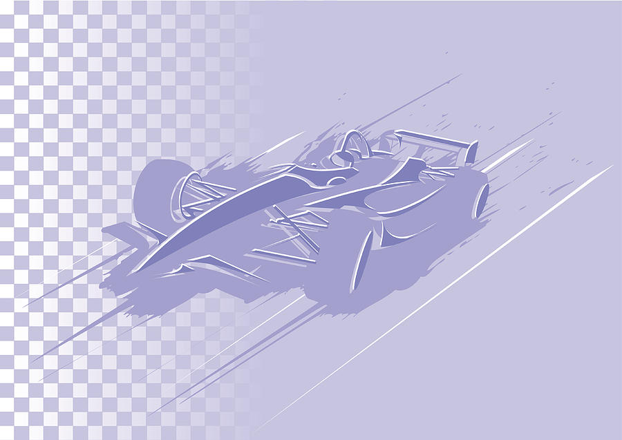 Abstract formula car Drawing by Wagnerm25