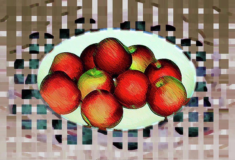 Abstract Fruit Art   153 Digital Art by Miss Pet Sitter
