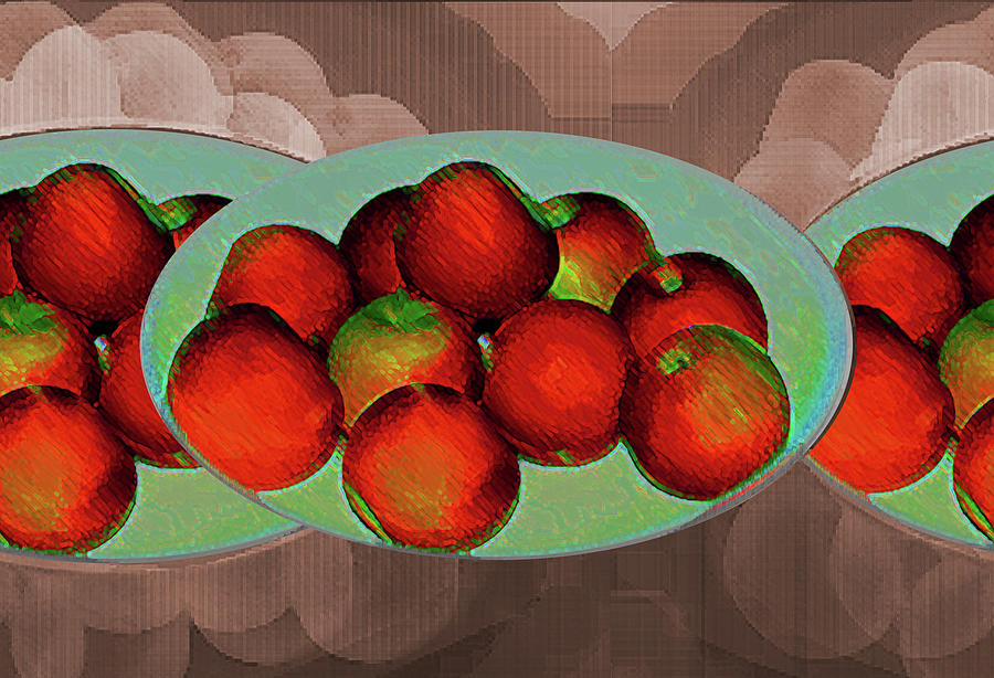 Abstract Fruit Art    203	 Digital Art by Miss Pet Sitter