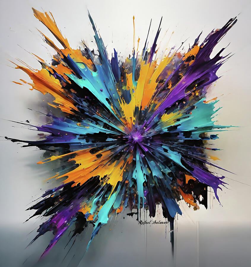 An Explosion of Color and Energy Ai Art by Rafael Salazar An Explosion of Color and Energy Ai Art by Rafael Salazar