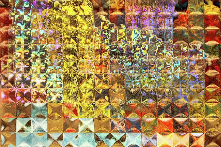 Abstract - Glass - Colorful personality matrix Photograph by Mike Savad