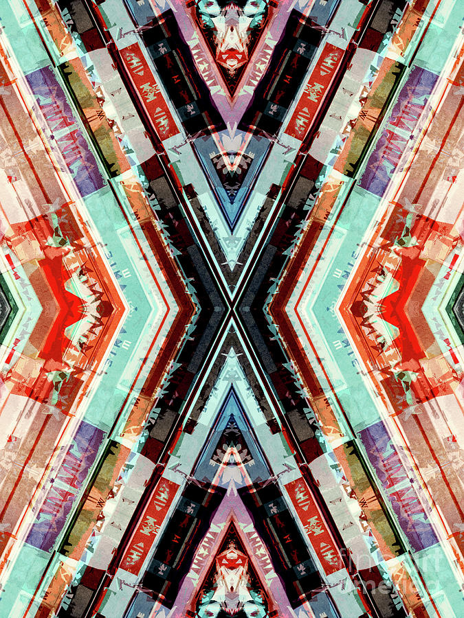 Abstract Graphic X Photograph by Phil Perkins