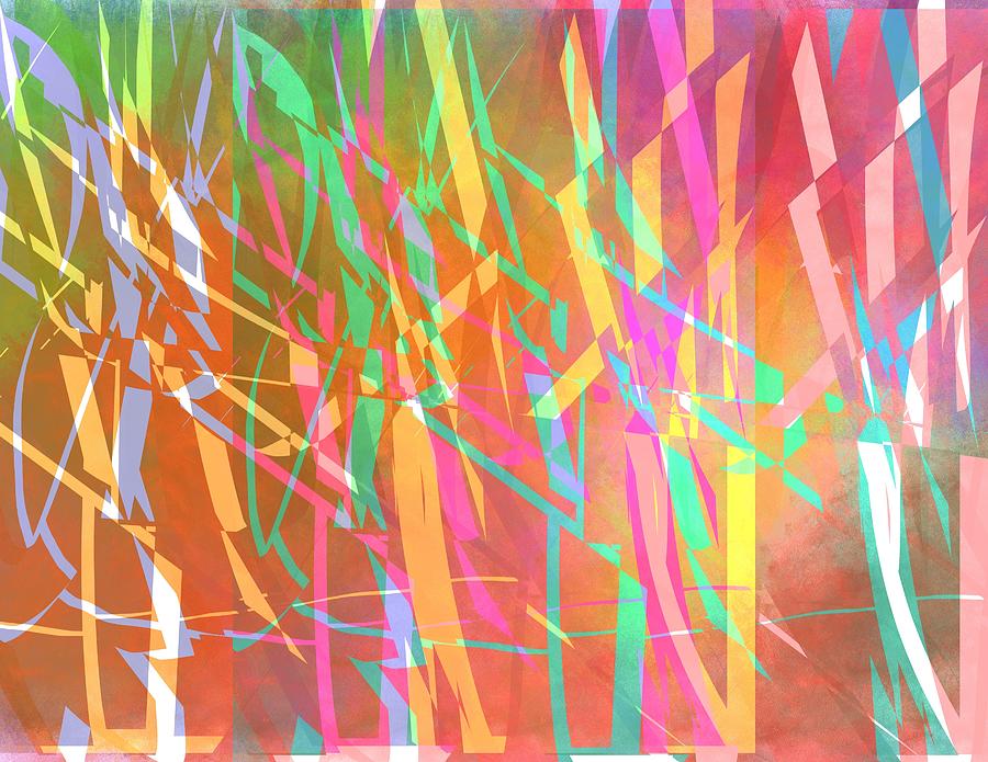 Abstract hue in spring 4 Digital Art by Siyano Prach - Fine Art America