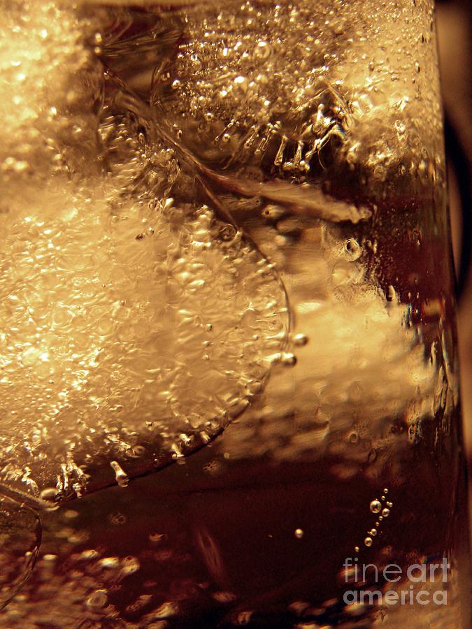 Ice Cube Photograph - Abstract Ice 45   by Sarah Loft