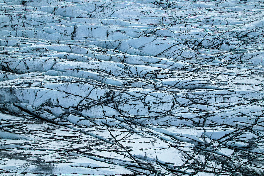 Abstract Iceland Vatnajokull Glacier 2 Photograph by William Kennedy